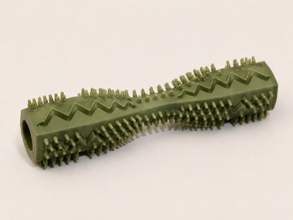 Soft Rubber Bristle Dog Toy – Fun Play & Gentle Teeth Cleaning